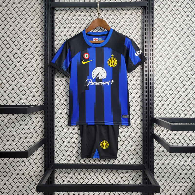 Kit Infantil Inter De Milão Home 23/24