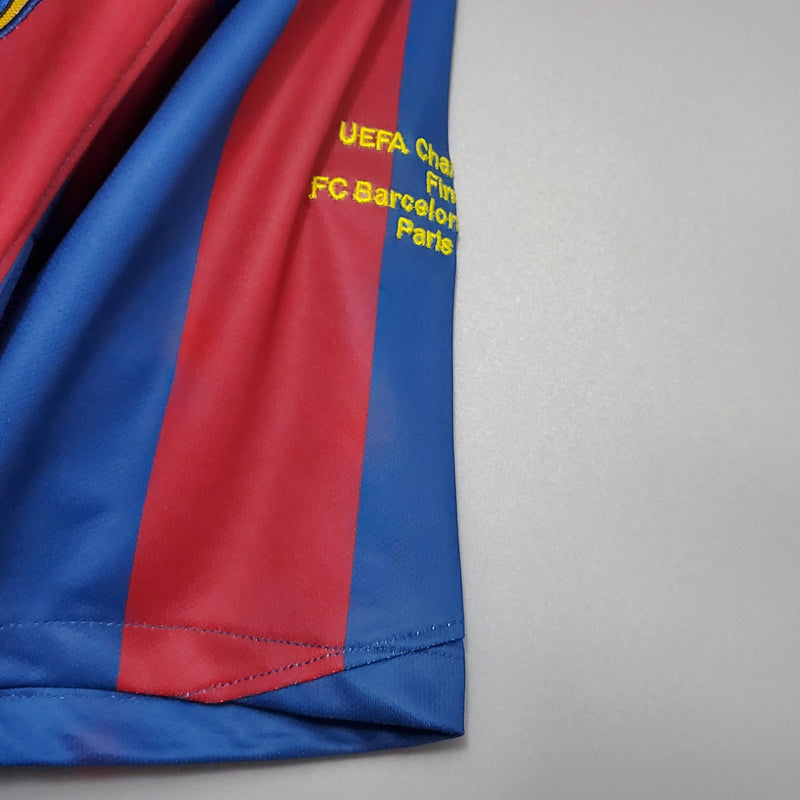 Camisa Retrô FC Barcelona 2006/06 Home Champions League Edition