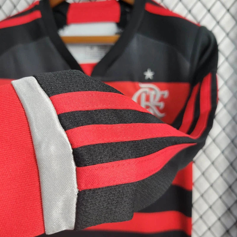 Conjunto Infantil 1 Flamengo 2024/25 Manga longa  - Unissex