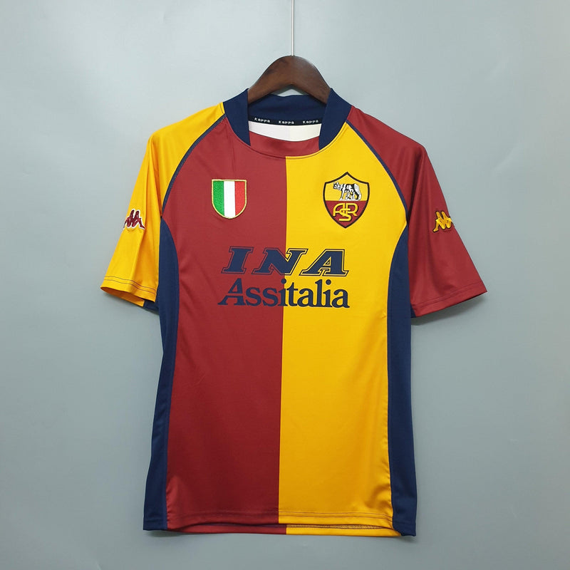 Camisa Retrô AS Roma 2001/02 Home