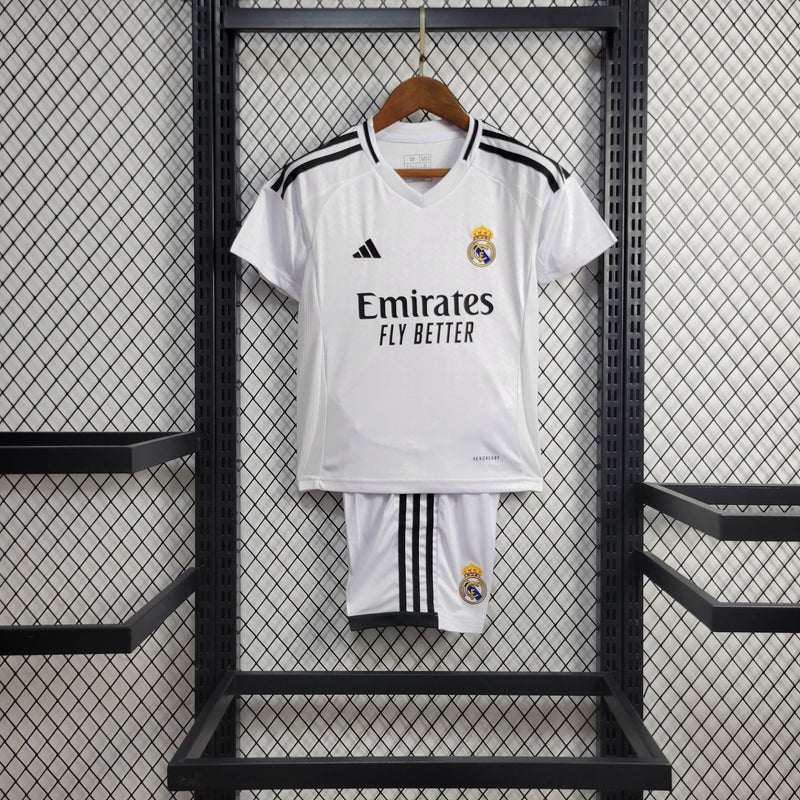 Conjunto Infantil 1 Real Madrid 2024/25 - Unissex