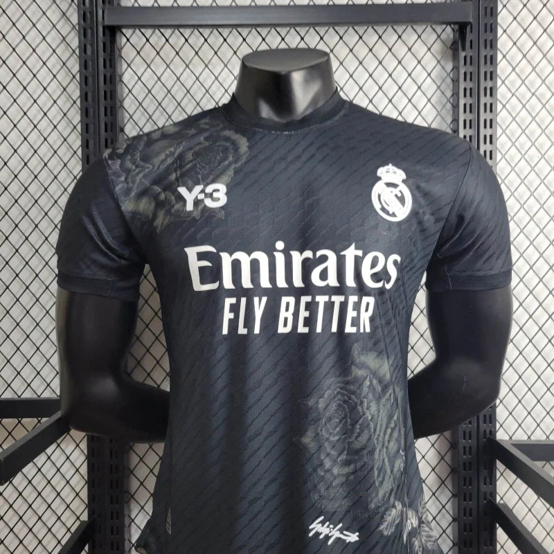 Camisa do Goleiro Real Madrid Y-3 Preta 2024/25 Jogador - Masculina