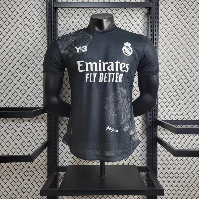 Camisa do Goleiro Real Madrid Y-3 Preta 2024/25 Jogador - Masculina