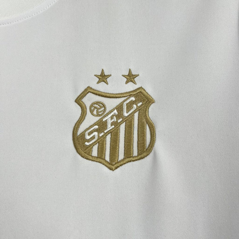 CAMISA SANTOS RETRÔ EDIÇÃO MIL GOLS PELÉ