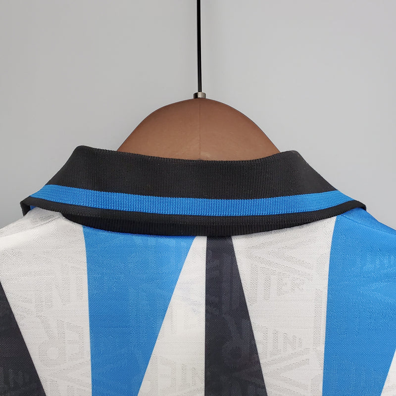 (PRONTA ENTREGA)CAMISA RETRÔ INTER DE MILÃO 1992/93