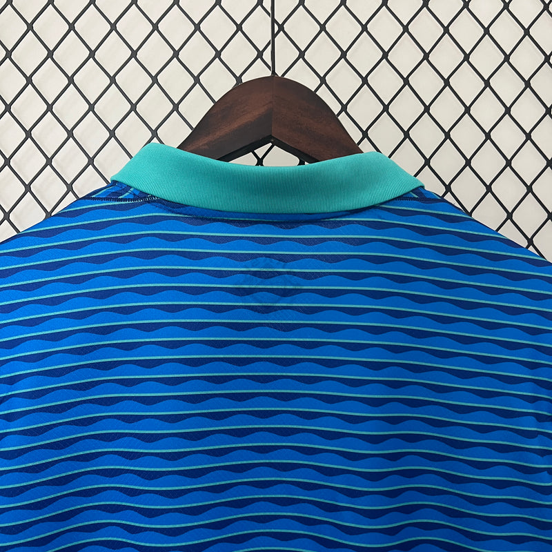 (PRONTA ENTREGA)CAMISA BRASIL 2024/25 AZUL