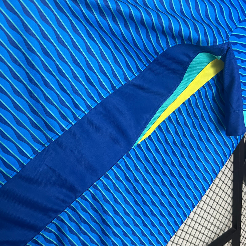 (PRONTA ENTREGA)CAMISA BRASIL 2024/25 AZUL