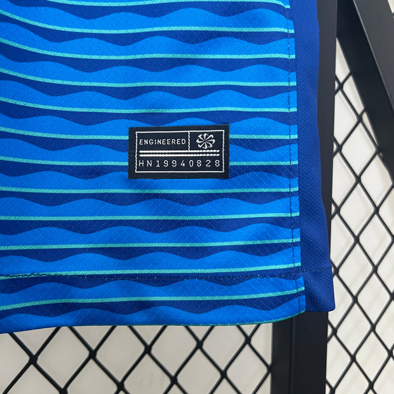 (PRONTA ENTREGA)CAMISA BRASIL 2024/25 AZUL