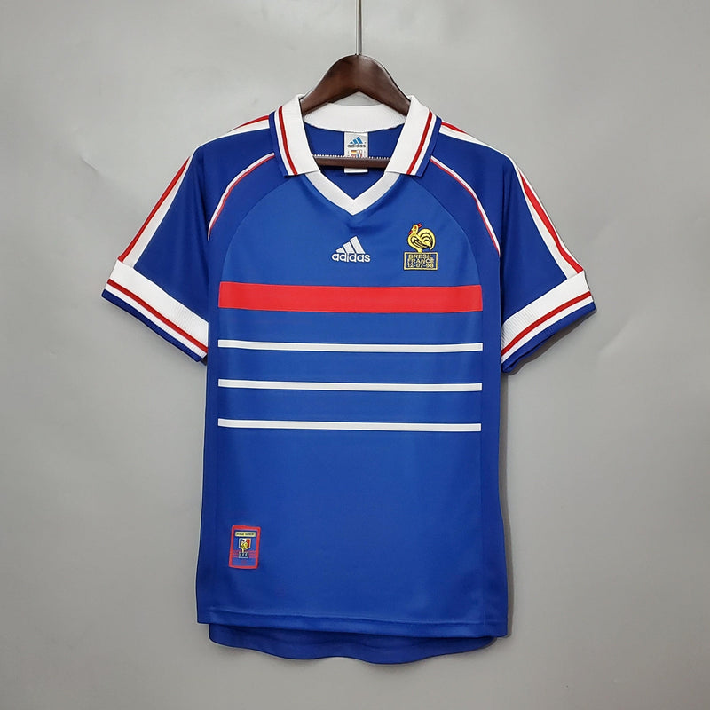 Camisa Retrô Seleção França 1998/98 Home