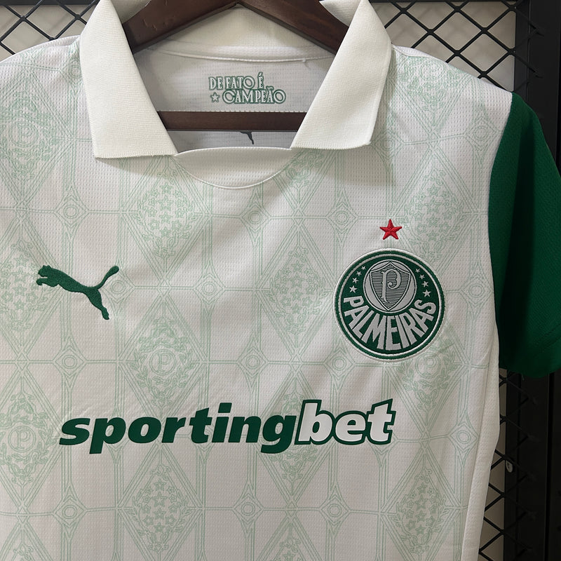 CAMISA PALMEIRAS 2025/26 BRANCA- FEMININA