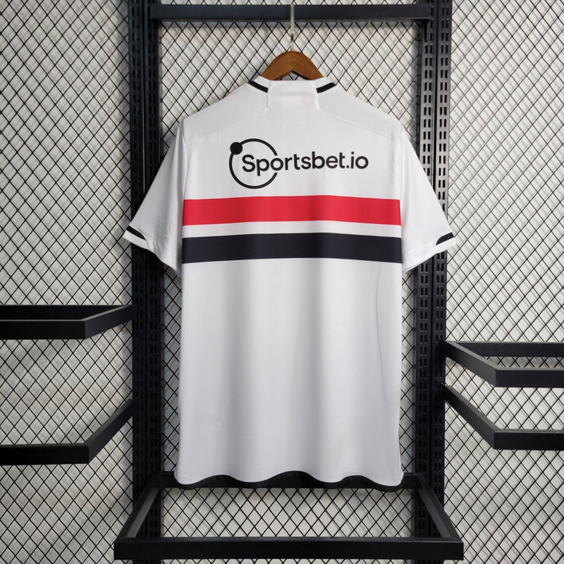 Camisa São Paulo F.C - 23/24 - Versão Torcedor - Personalizável - Home