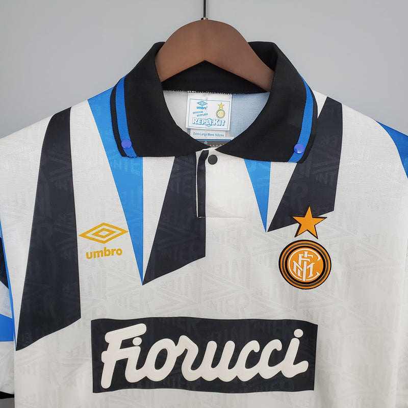 (PRONTA ENTREGA)CAMISA RETRÔ INTER DE MILÃO 1992/93