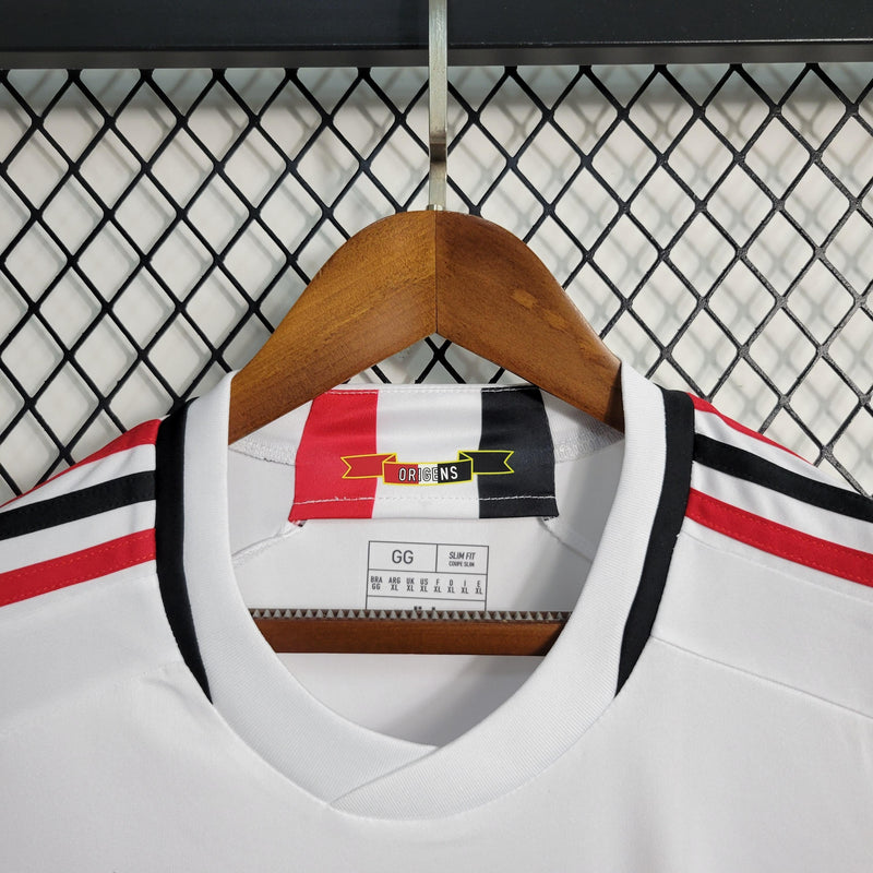 Camisa São Paulo F.C - 23/24 - Versão Torcedor - Personalizável - Home