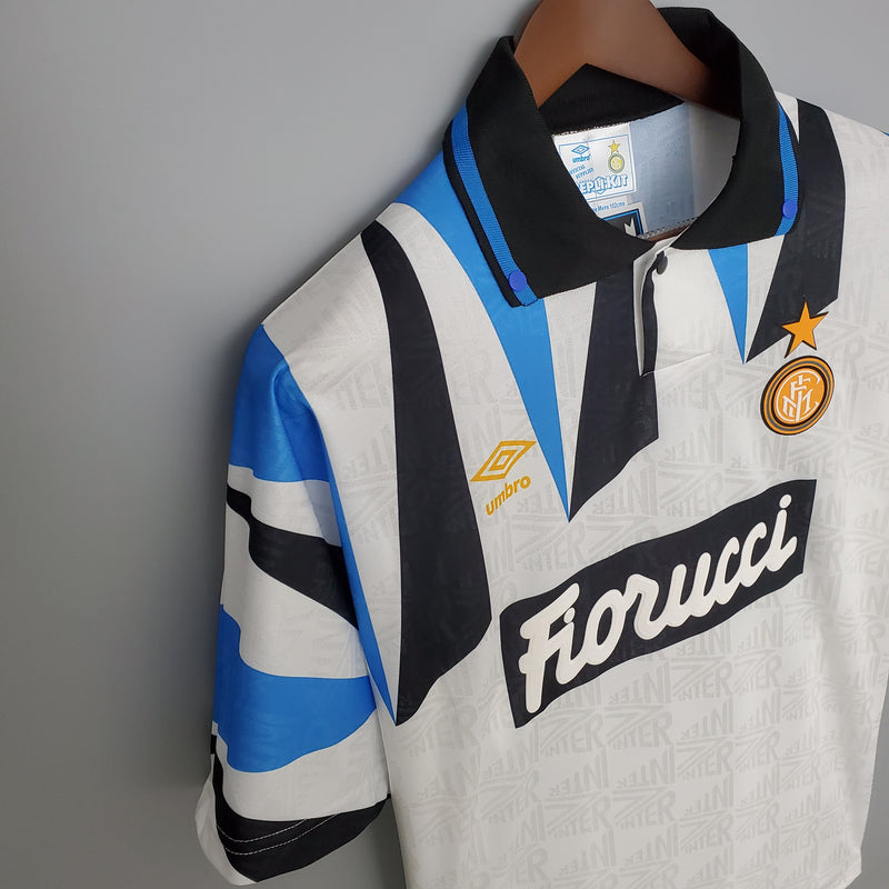 (PRONTA ENTREGA)CAMISA RETRÔ INTER DE MILÃO 1992/93