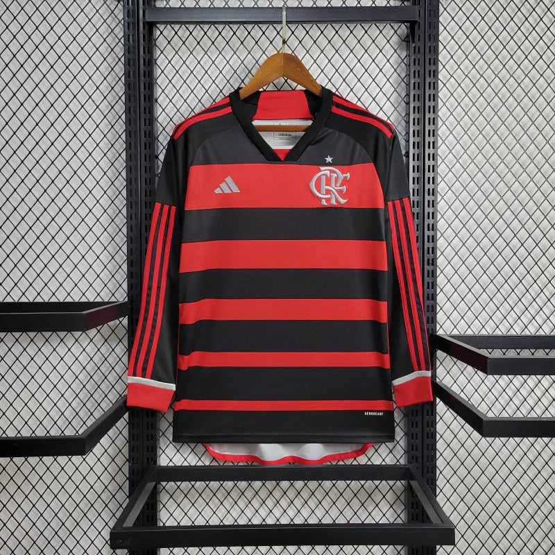 Conjunto Infantil 1 Flamengo 2024/25 Manga longa  - Unissex