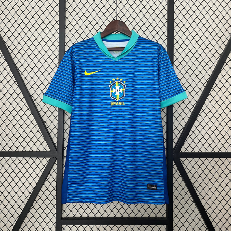 (PRONTA ENTREGA)CAMISA BRASIL 2024/25 AZUL